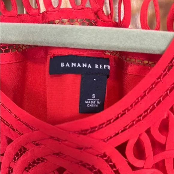 Coral Short Sleeve silk Dress - Picture 2 of 4